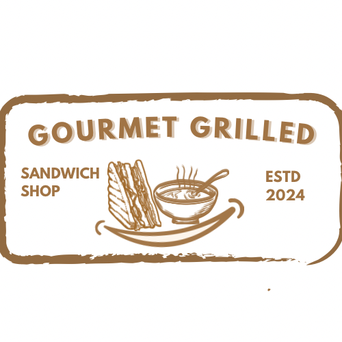 Gourmet Grilled Sandwich Shop Store Logo