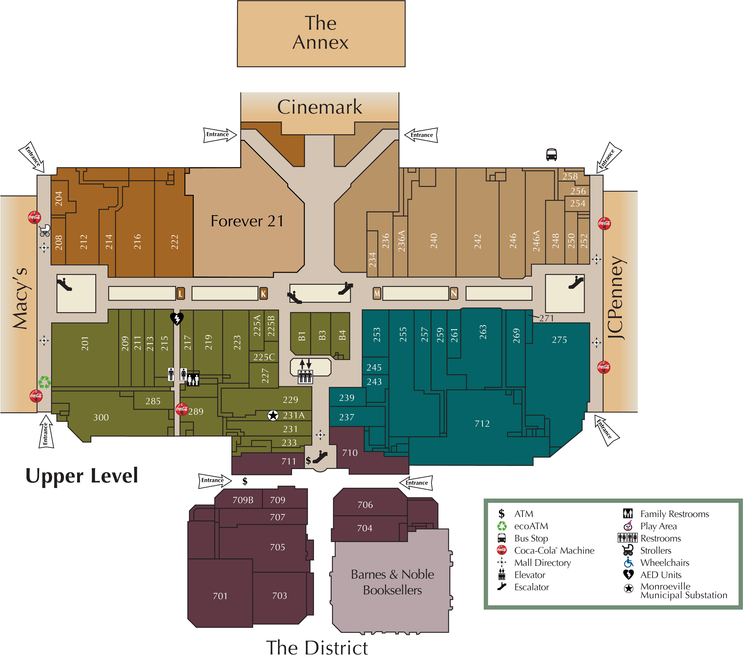 Mall Directory | Monroeville Mall