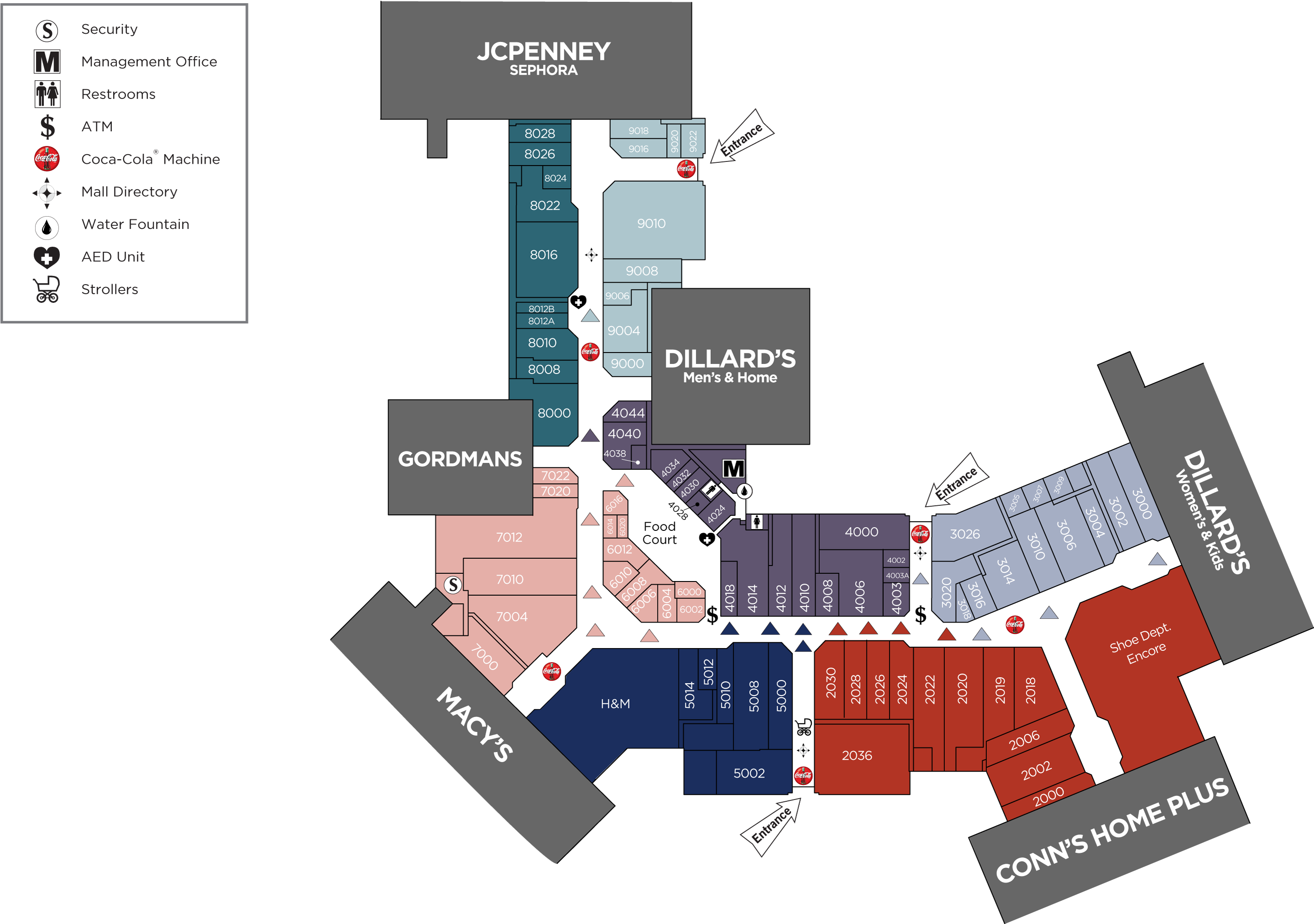 Fashion place mall map