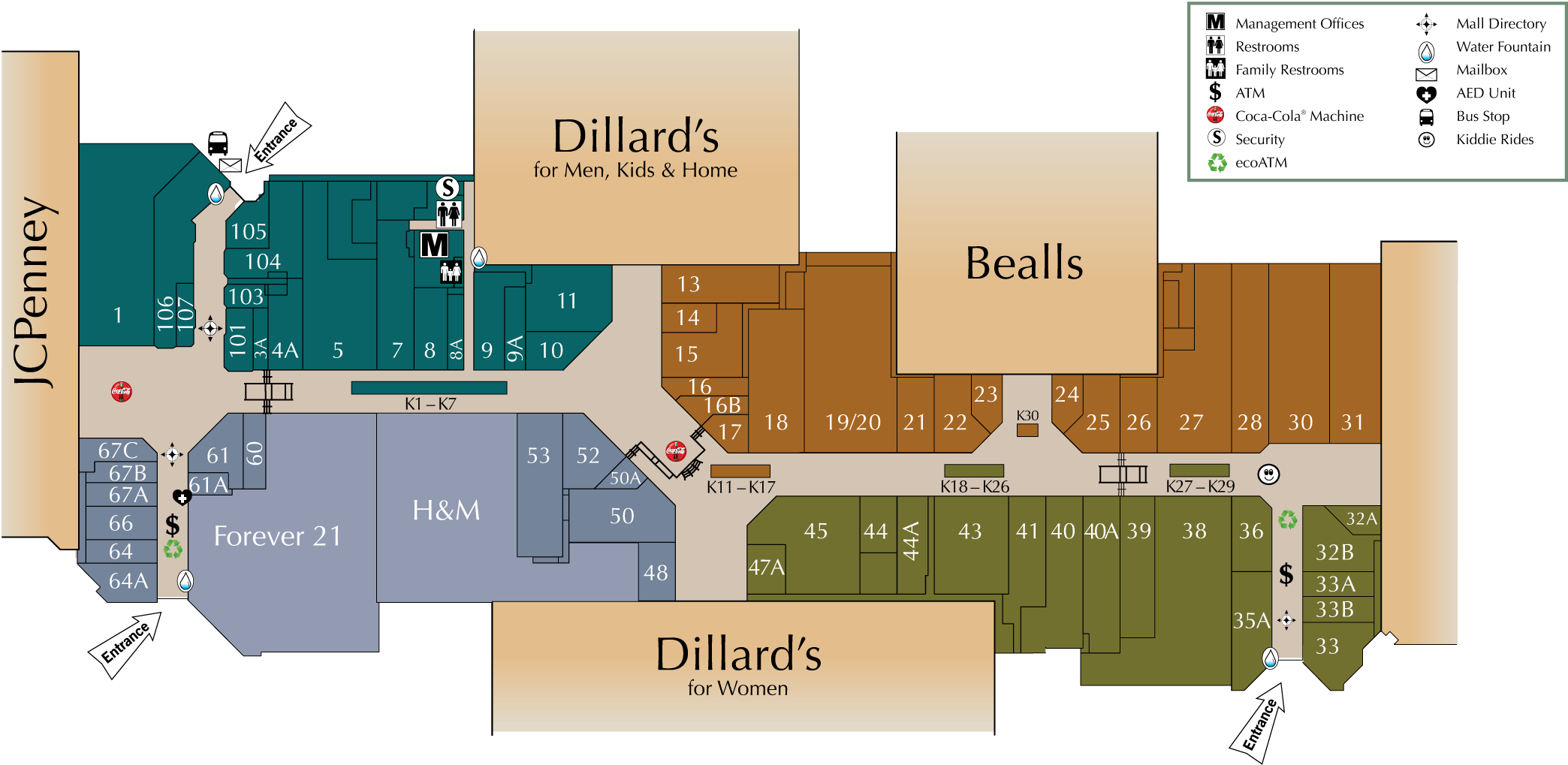 franklin park mall map Mall Directory Richland Mall franklin park mall map