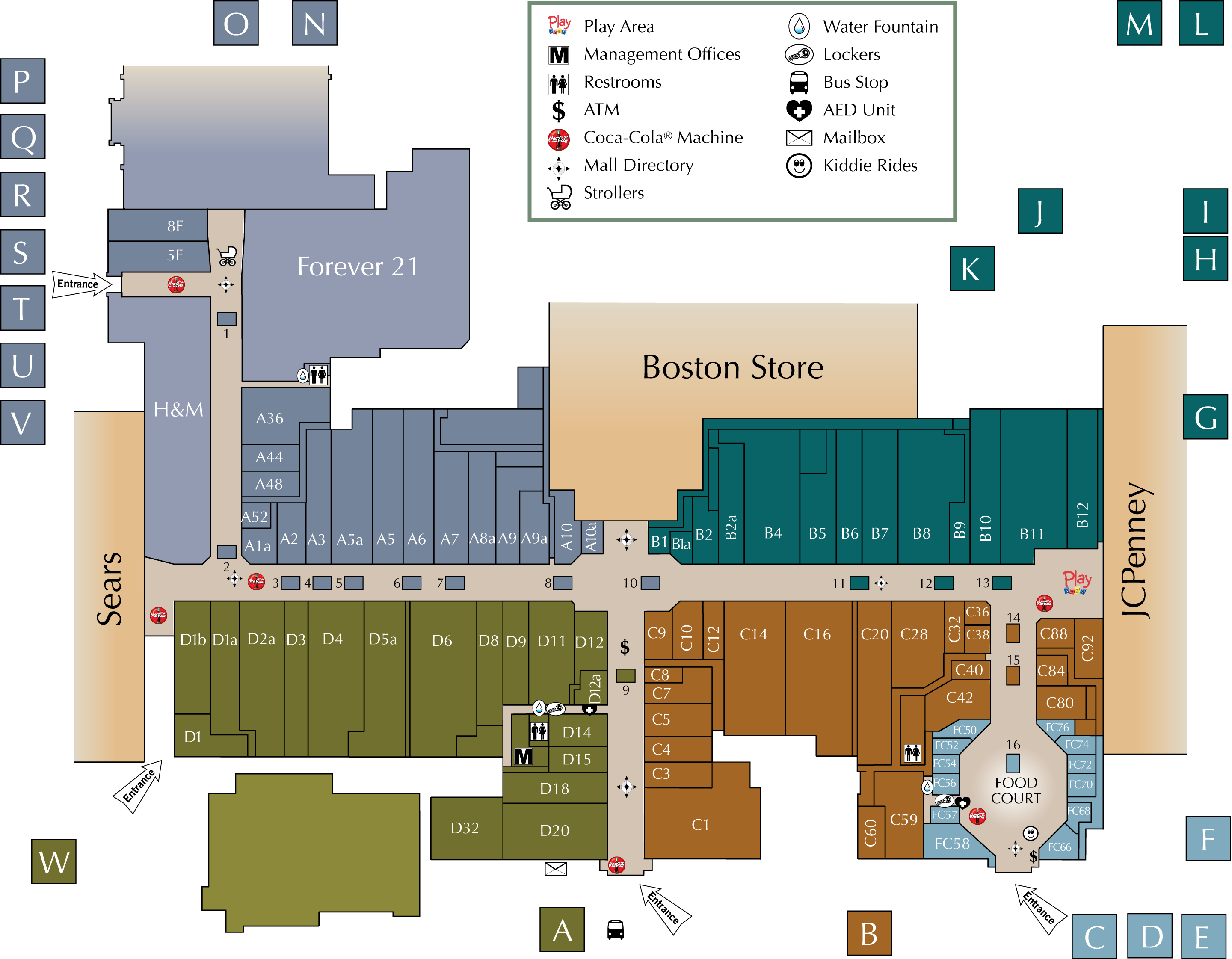 Mall Directory | West Towne Mall