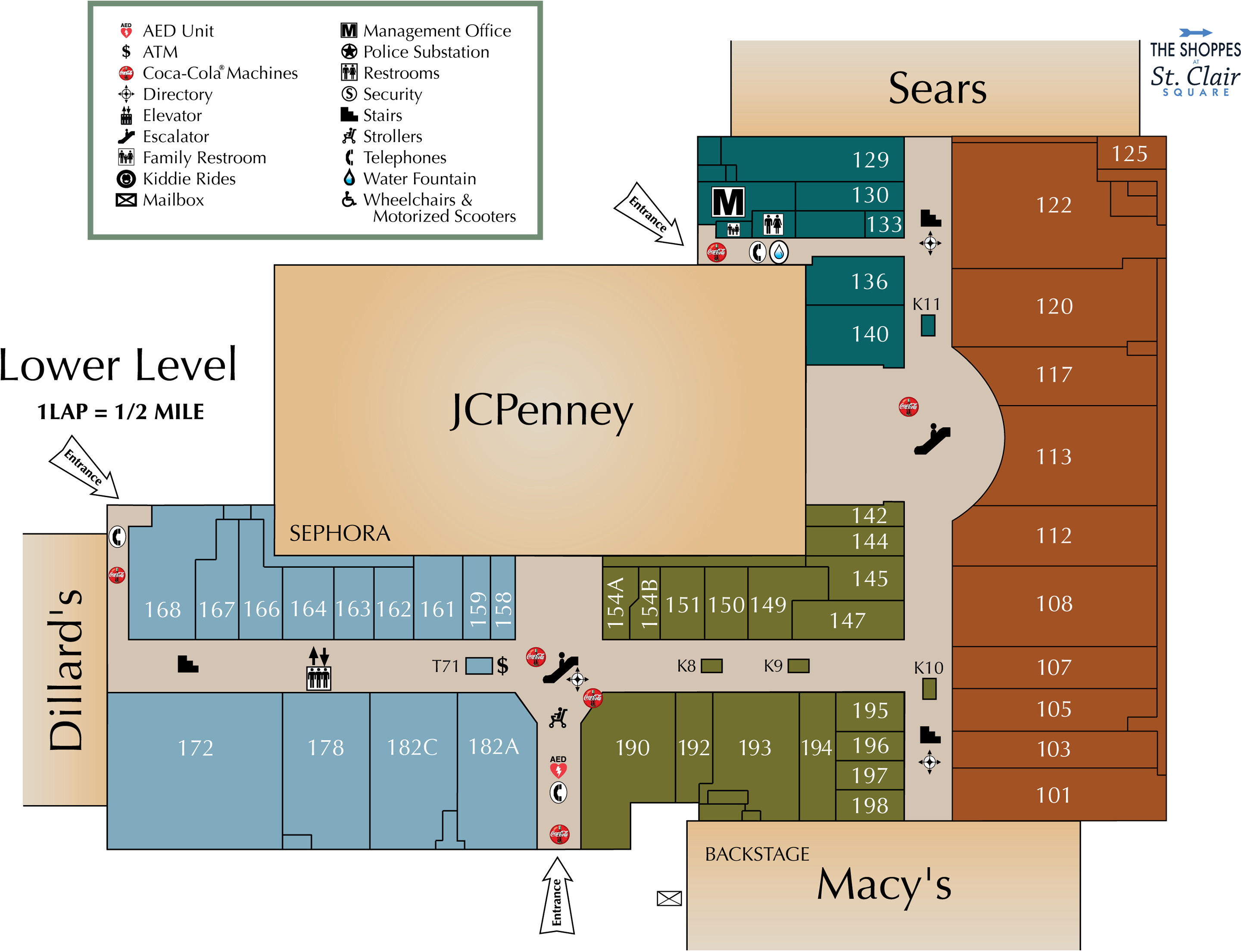 Galleria Dallas Map