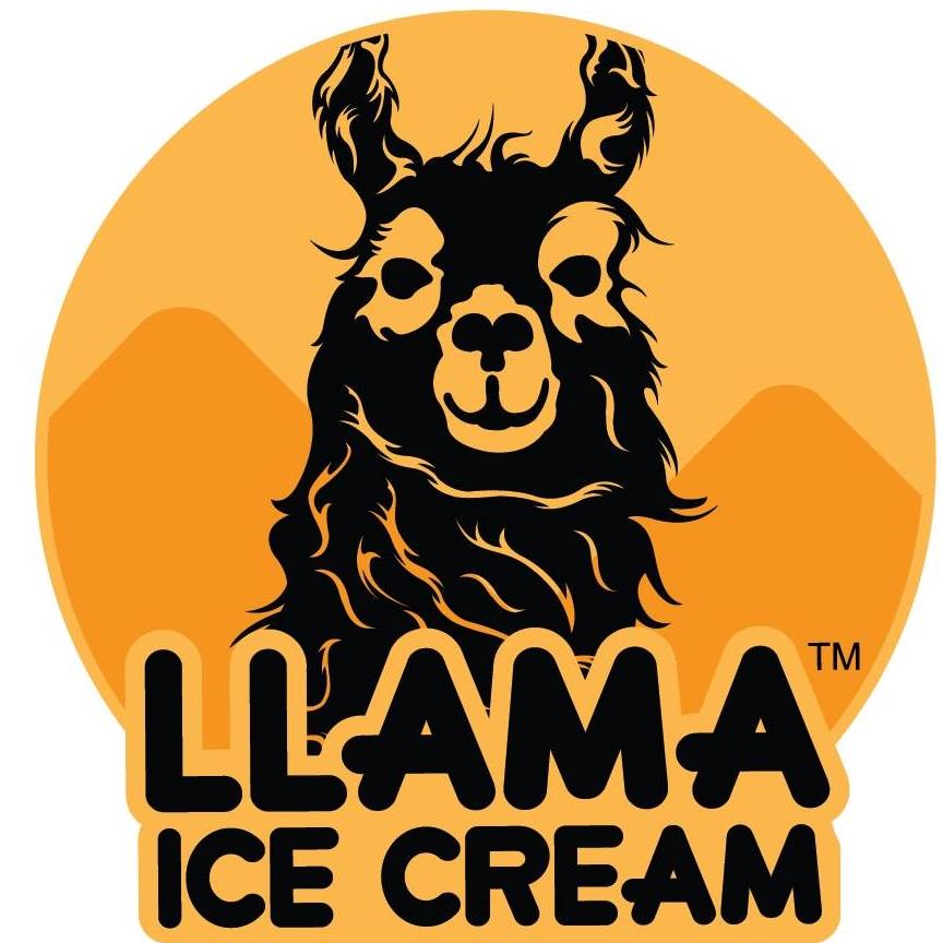 Llama Ice Cream Logo
