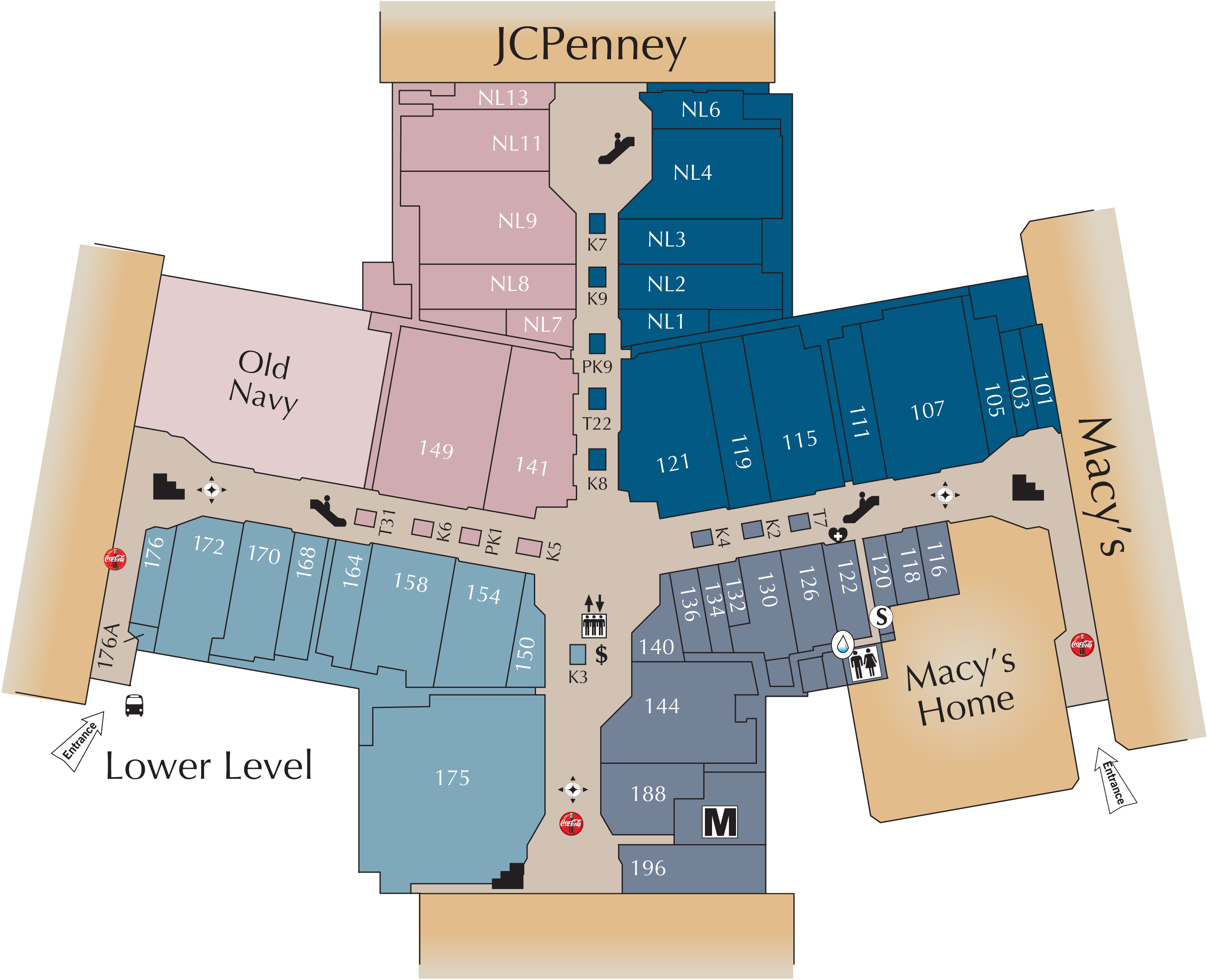 town east mall map Town East Mall Map Zip Code Map town east mall map
